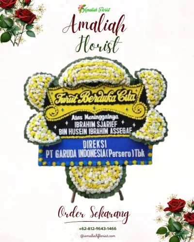 Papan Bunga Duka di Kebun Handil